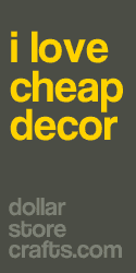 dollar store decor