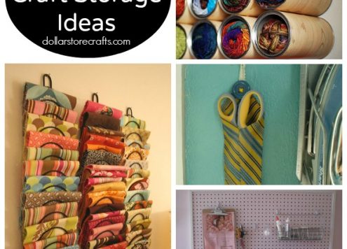 10 Vertical Craft Storage Ideas