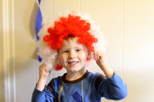 clown wig