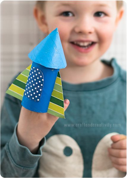 Cardboard Tube Rocket
