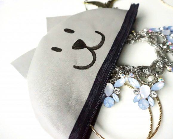 DIY Animal Zipper Pouches