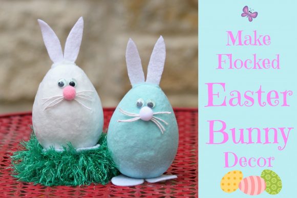 flocked bunny