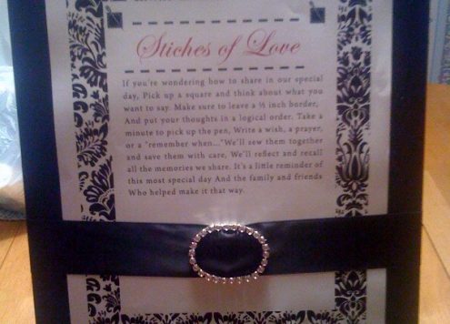frame easel wedding