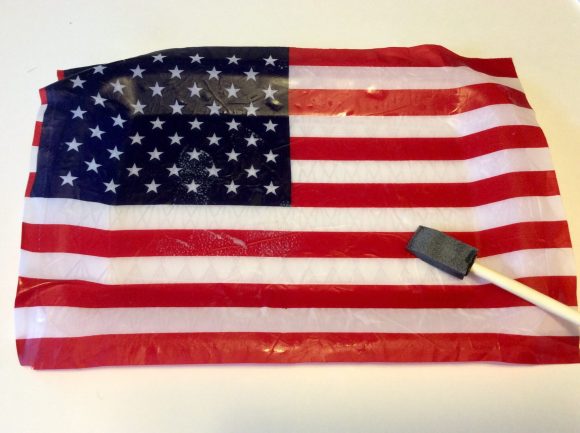 DIY flag tray