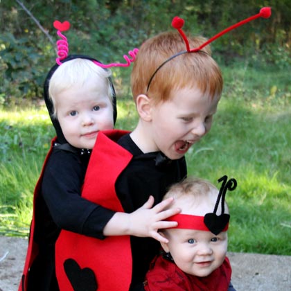 No-Sew Ladybug Costume - Dollar Store Crafts