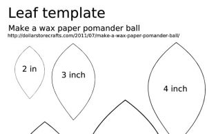 leaf template