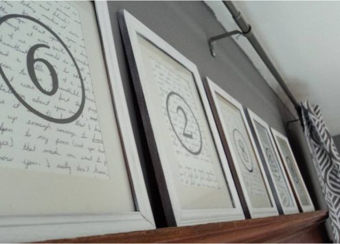 love letter display