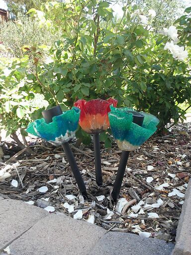 Melted Bead Flower Lights