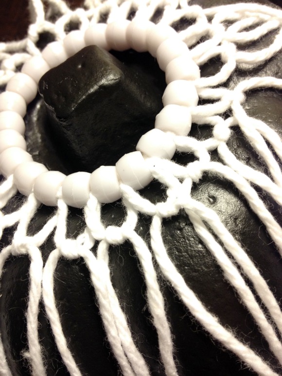 Macrame pumpkin