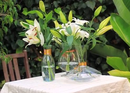 Wire Wrapped Vases