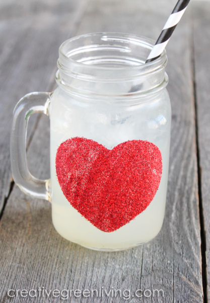 sparkley customer glitter mason jar mug